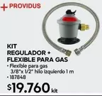 Providus - Kit Regulador + Flexible Para Gas