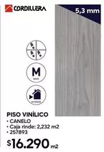 Cordillera - Piso Vinílico Canelo