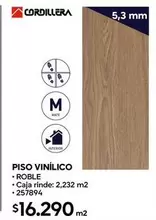 Cordillera - Piso Vinílico Roble