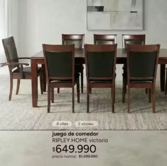 Victoria - Juego De Comedor Ripley Home