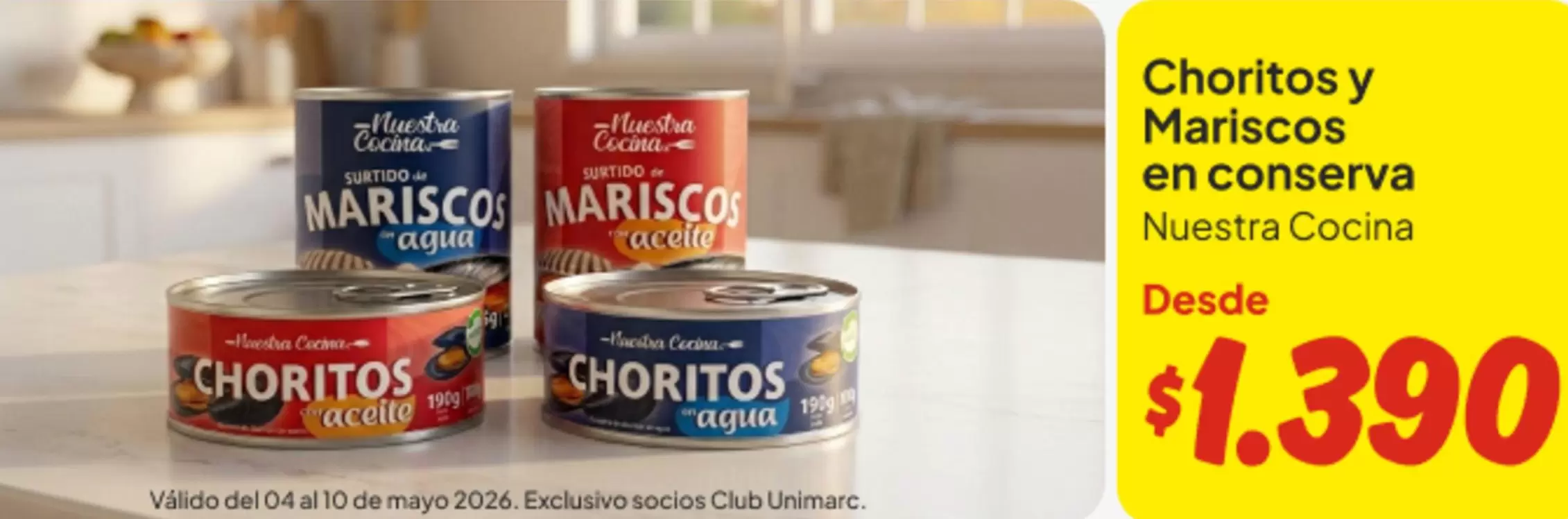 Club - Choritos Y Mariscos En Conserva