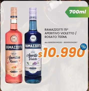 Ramazzotti - Aperitivo Violetto / Rosato 700ml