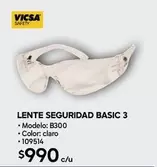 Safety - Lente Seguridad Basic 3