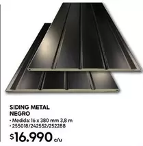 Metal - Siding Negro