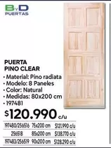 Clear - Puerta Pino