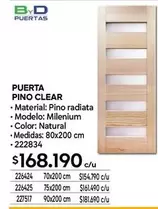 Clear - Puerta Pino