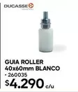 Gaia Roller 40x60mm Blanco
