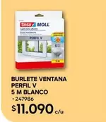 Tesa - Burlete Ventana Perfil V 5 M Blanco