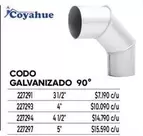 codo - Codo Galvanizado 90°