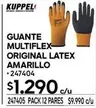Guante - Multiflex Original Latex Amarillo