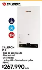 Splendid - 13 L