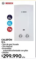 Bosch - Calefon 13 L
