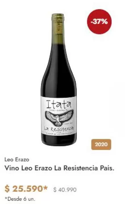 Vino Leo Erazo La Resistencia Pais