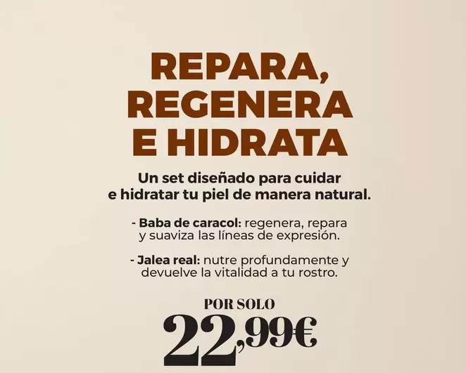 Repara, Regenera E Hidrata