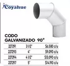 codo - Codo Galvanizado 90°