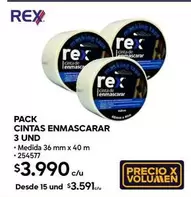 Rexona - Pack Cintas Enmascarar