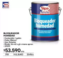 Sipa - Bloqueador Humedad