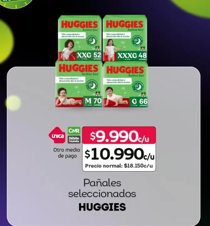 Huggies - Panales Seleccionados
