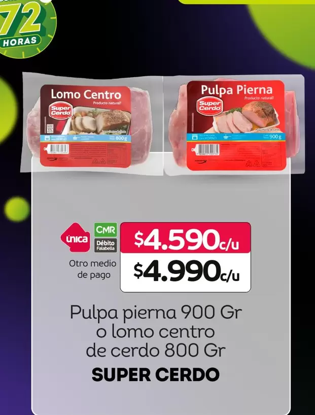 Súper Cerdo - Pulpa Pierna O Lomo Centro De Cerdo