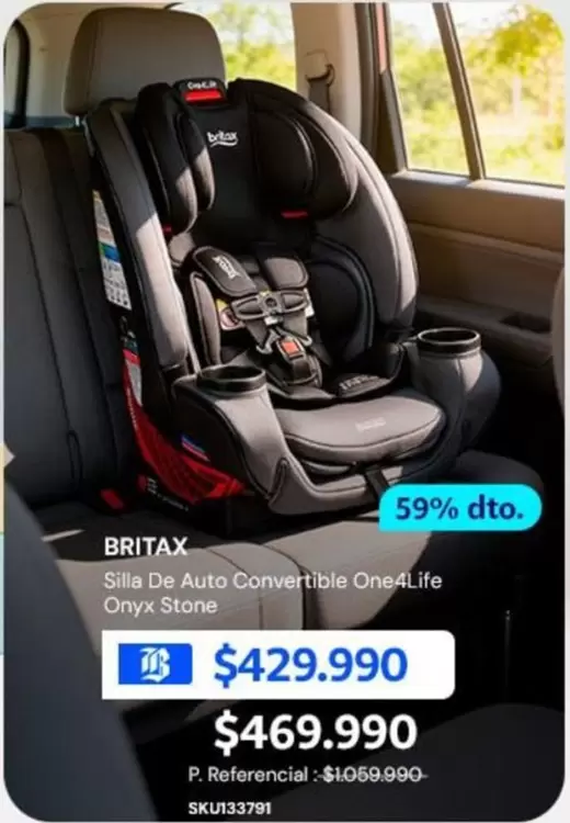Britax - Silla De Auto Convertible