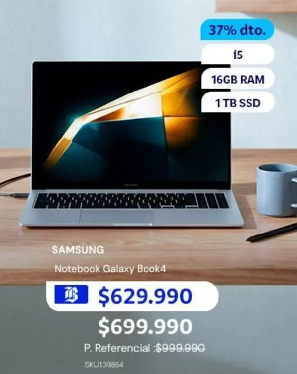 Samsung - Notebook Galaxy Book4