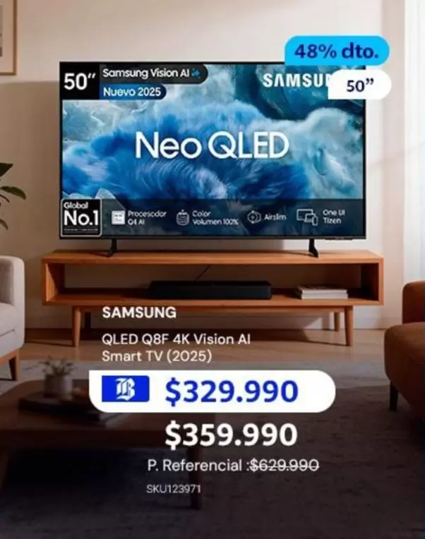 Samsung - Qled Q8f 4k Vision Al Smart Tv 2023f