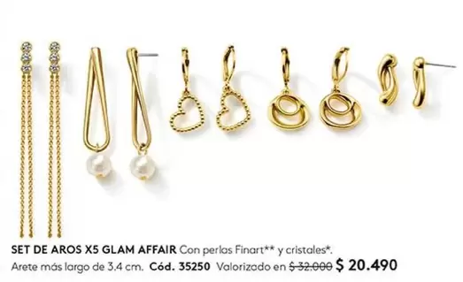 Set De Aros X5 Glam Affair