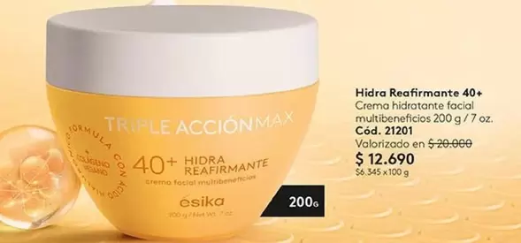 Hidrata Reafirmante 40+