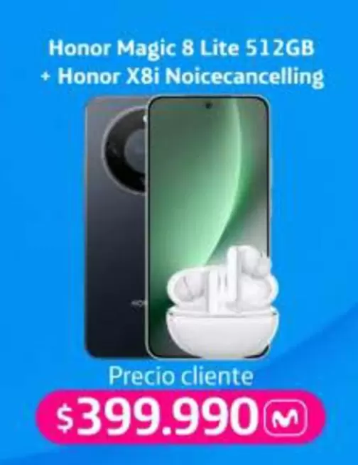Honor Magic 8 Lite 512gb + Honor X8i Noicecancelling