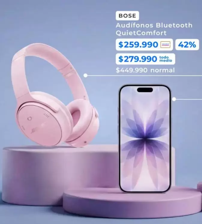 Bose - Audifonos Bluetooth QuietComfort