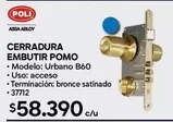 Urbano - Cerradura Embutir Pomo
