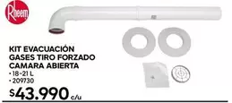 Rheem - Gases Tiro Forzado Camara Abierta