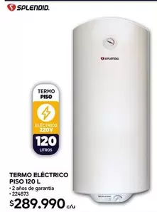 Splendid - Termo Electrico Piso 120 L