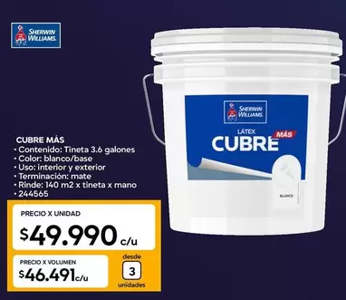Sherwin Williams - Cubre Más
