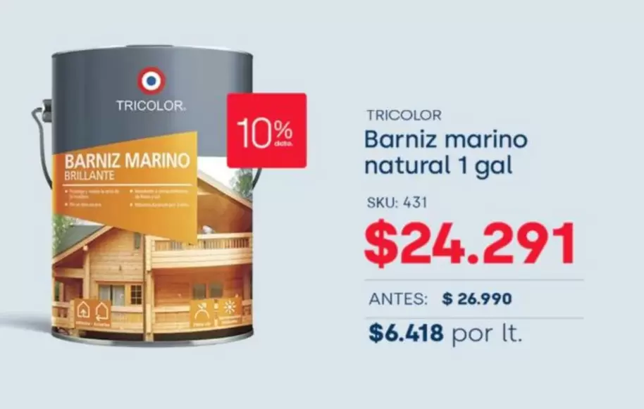 Tricolor - Barrinz Marino Natural 1 Gal