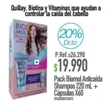 Bio - Pack Anticaída Shampoo + Cápsulas