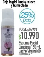 Suave - Espuma Facial Limpieza Leche Virginal