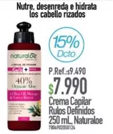 Naturaloe - Crema Capilar Rulos Definidos 250 Ml