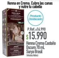 Castaño - Crema Oscuro 70 Ml. Surya Brasil