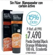 Orange - Pasta Dental Black Whitening