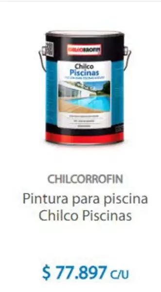 Chilcorrofin - Pintura Para Piscina Chilco Piscinas