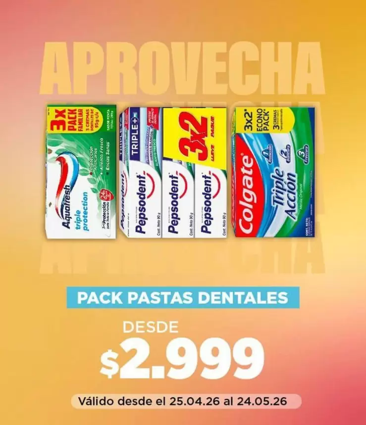 Aquafresh - Pack Pastas Dentales