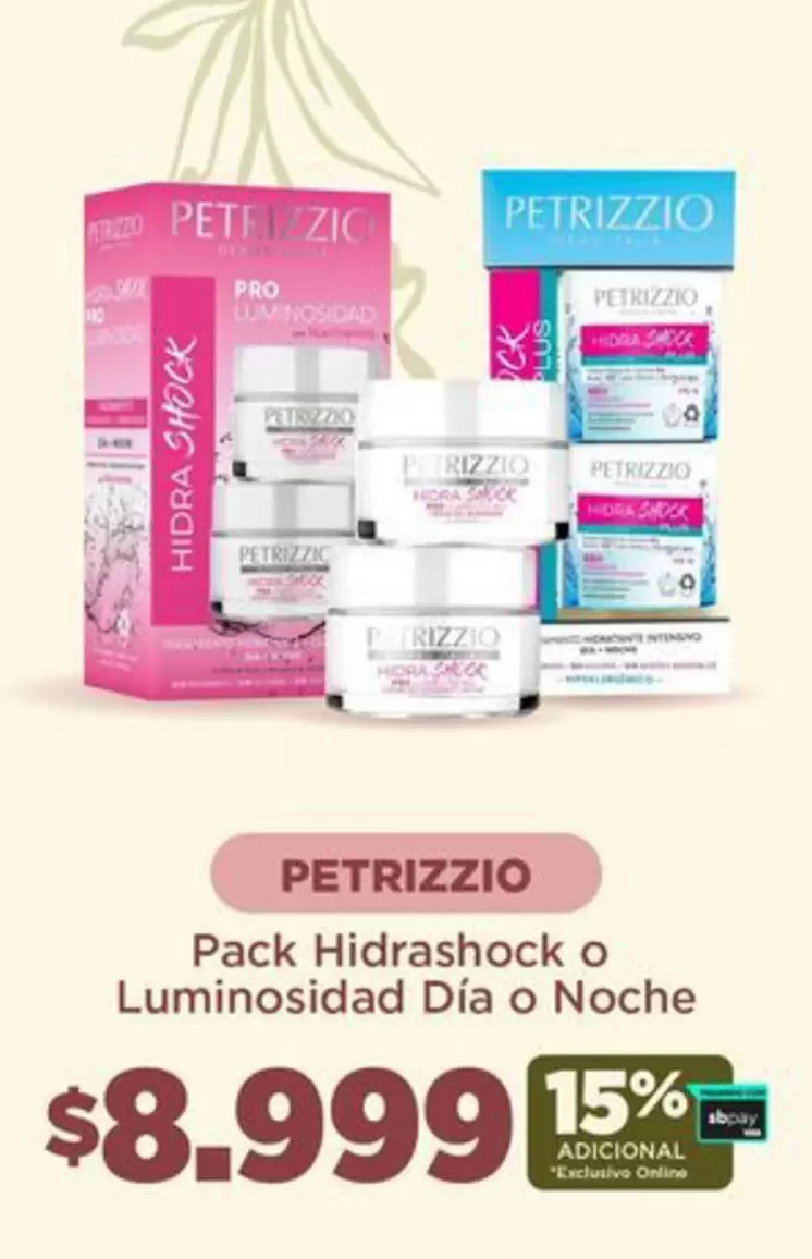 Petrizzio - Pack Hidrashock O Luminosidad Dia O Noche