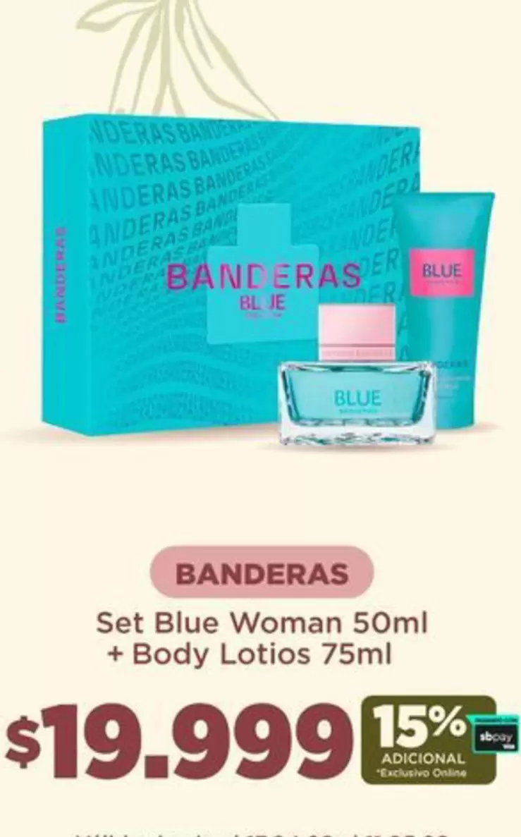 Set Blue Woman 50ml + Body Lotio 75ml