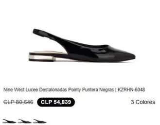Lucce Destalonadas Pointy Puntera Negras | Kzrhn-6048