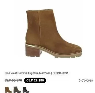 Nine West Renmie Lug Sole Marrones | Cpxsa-8091