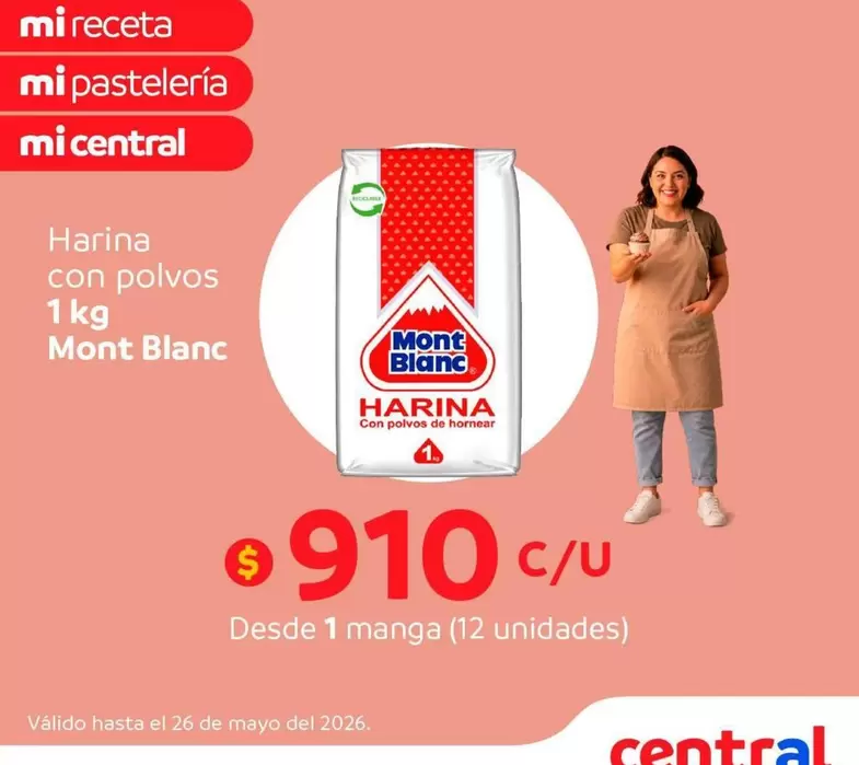 Mont Blanc - Harina Con Polvos