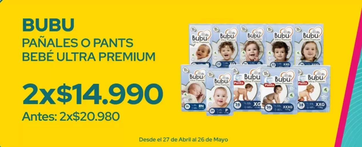 Bubu - Pañales O Pants Bebé Ultra Premium