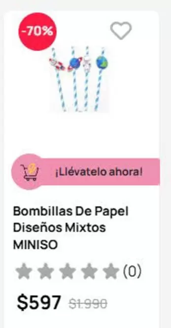 Bombillas De Papel Diseños Mixtos