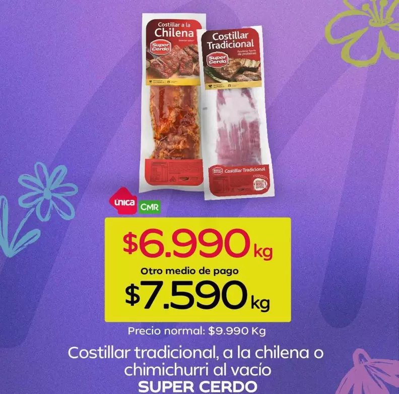 Súper Cerdo - Costillar Tradicional